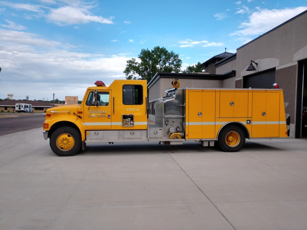 Unit 21-1993 Rural Pumper, International Chassis with a Toyne apparatus which Pumps 1250 GPM.